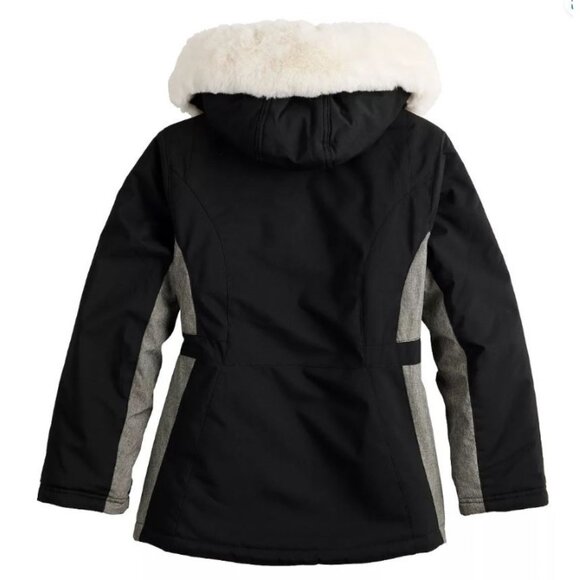 *ZeroXPosur Jacket 3 in 1 System 7/8 Hooded Black Pink Water Resist All Season - Picture 2 of 13